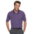 Men's Grand Slam Off Course Textured Golf Polo, Size: Xl, Purple