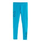 Girls 7-16 & Plus Size Full Length Leggings, Size: 10, Turquoise/blue (turq/aqua)