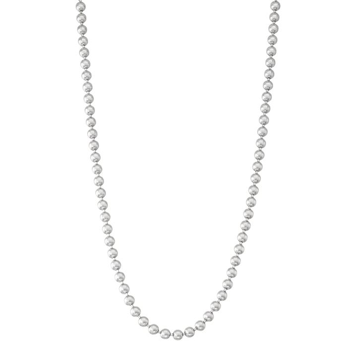 Men's Sterling Silver Ball Chain Necklace, Size: 22, Grey