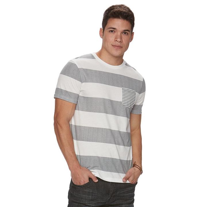 Men's Urban Pipeline&reg; Print Pocket Tee, Size: Xxl, Grey