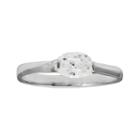 Kids' Sterling Silver Cubic Zirconia Ring, Girl's, Size: 3, White