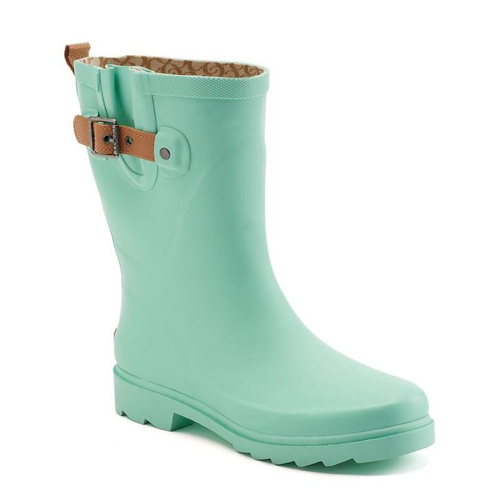 Chooka Solid Women's Waterproof Rain Boots, Size: 10, Lt Green