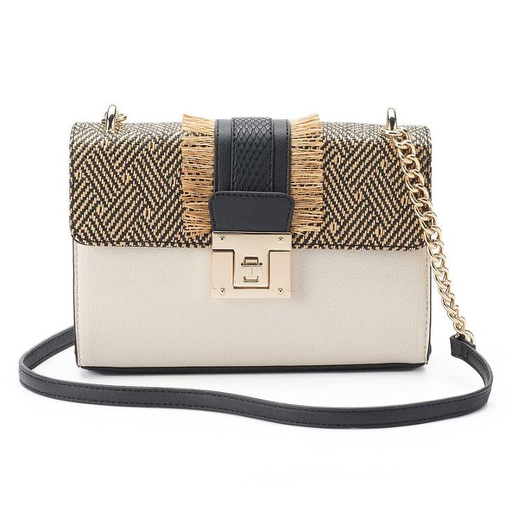 Apt. 9&reg; Jade Straw Crossbody Bag, Women's, Beige Oth
