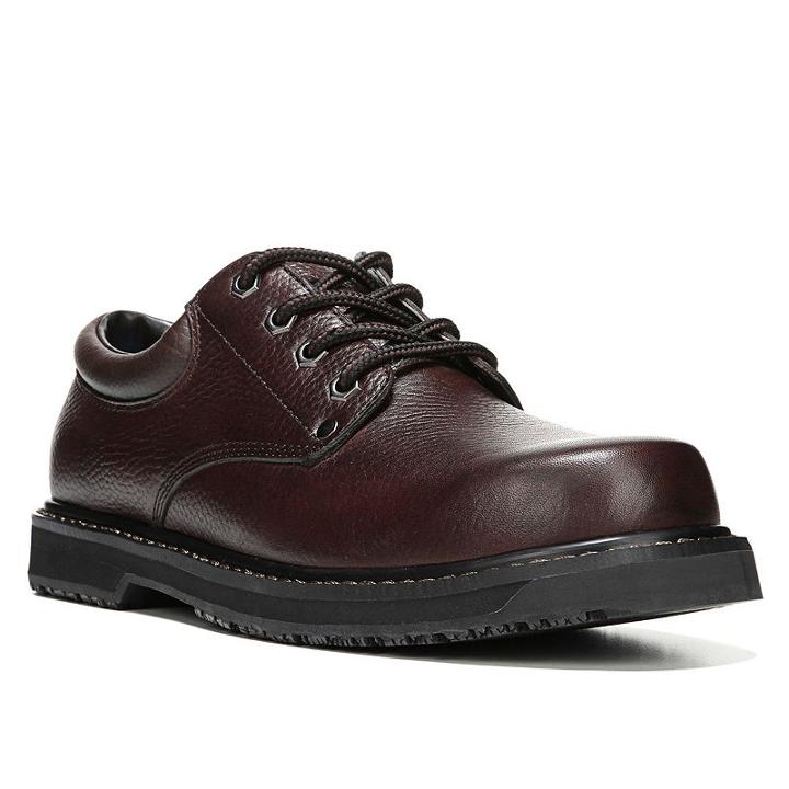 Dr. Scholl's Harrington Ii Men's Work Shoes, Size: 12 Wide, Brown
