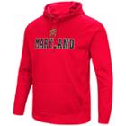 Men's Campus Heritage Maryland Terrapins Sleet Pullover Hoodie, Size: Xxl, Dark Red
