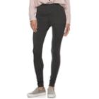 Juniors' Mudd&reg; Ponte Moto Leggings, Teens, Size: Xs, Grey Other