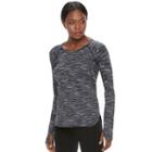 Women's Tek Gear&reg; Long Sleeve Performance Tee, Size: Xl, Turquoise/blue (turq/aqua)
