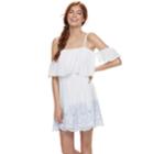 Juniors' Lily Rose Embroidered Off-the-shoulder Shift Dress, Teens, Size: Medium, Dark Grey
