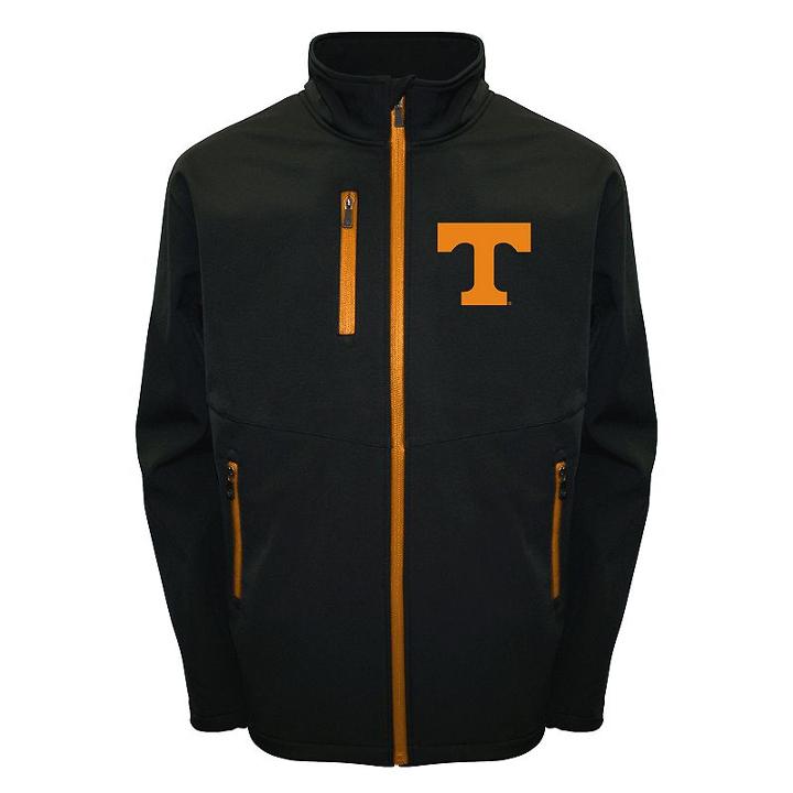 Men's Franchise Club Tennessee Volunteers Softshell Jacket, Size: 4xl, Black