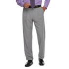 Men's Croft & Barrow&reg; Classic-fit No-iron Stretch Pleated Dress Pants, Size: 34x32, Med Grey