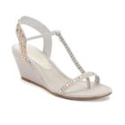 New York Transit Bright Lady Women's Wedge Sandals, Size: 10 Wide, Grey
