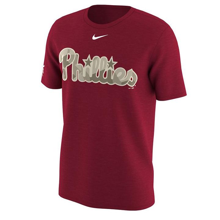 Men's Nike Philadelphia Phillies Memorial Day Tee, Size: Small, Red