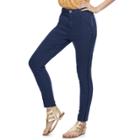 Juniors' So&reg; Velvet Stripe Skinny Pants, Teens, Size: 13, Dark Blue
