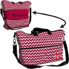 Logo Brand Nebraska Cornhuskers Chevron Expandable Tote, Women's, Multicolor