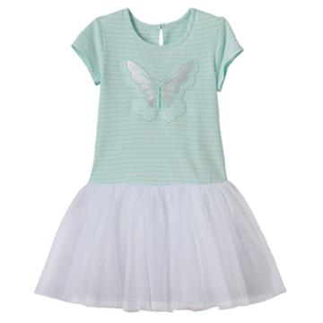 Girls 4-6x Marmellata Classics Butterfly Tutu Dress, Girl's, Size: 6x, Brt Green