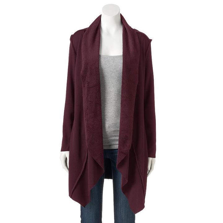 Women's French Laundry Flyaway Cardigan, Size: Xl, Brt Red
