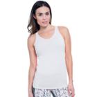 Women's Soybu Lola Scoopneck Yoga Tank, Size: Large, White