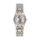 Disney's Mickey Mouse Women's Two Tone Watch, Multicolor