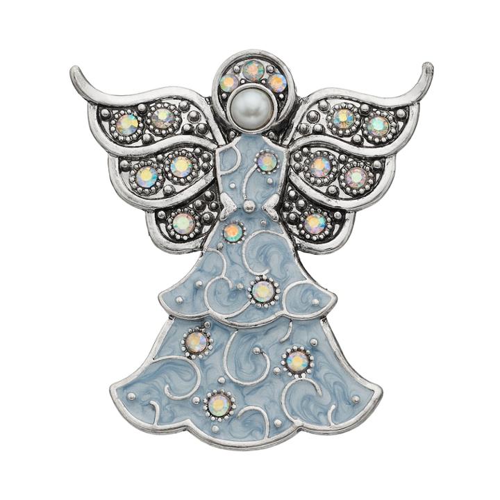 Simulated Aurora Borealis Angel Pin, Women's, Multicolor
