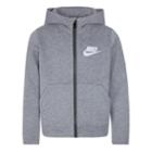 Boys 4-7 Nike Club Fleece Zip Hoodie, Size: 4, Silver