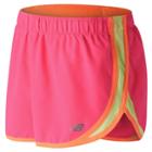 Women's New Balance Accelerate Woven Workout Shorts, Size: Xl, Pink Other