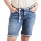 Plus Size Levi's&reg; Perfectly Shaping Jean Bermuda Shorts, Women's, Size: 24 W, Med Blue