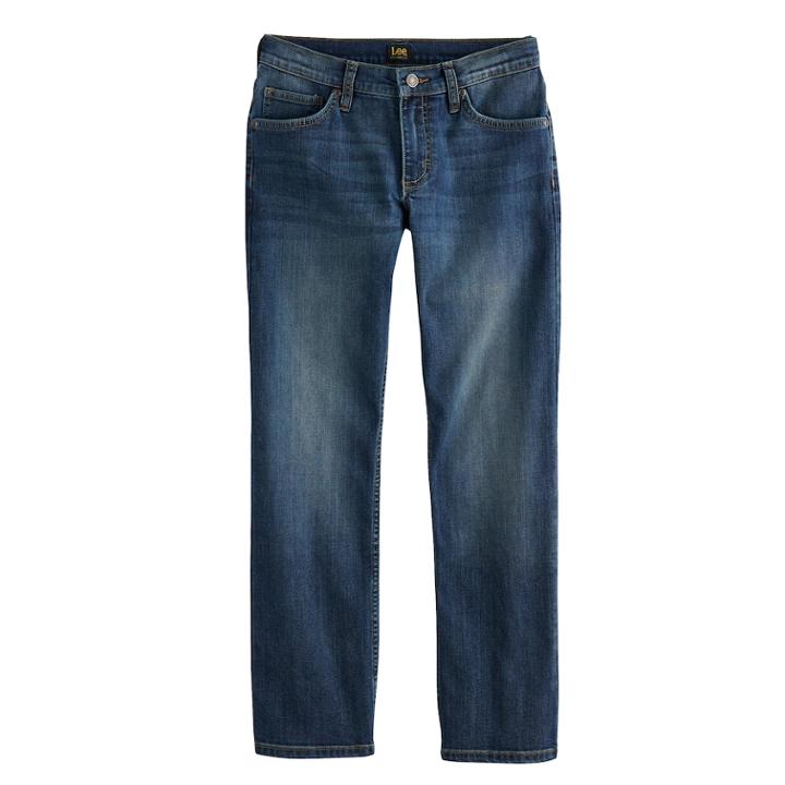 Husky Boys 8-20 Lee Straight-leg, Size: 20 Husky, Med Blue