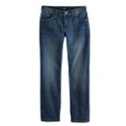 Husky Boys 8-20 Lee Straight-leg, Size: 20 Husky, Med Blue