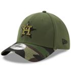 Adult New Era Houston Astros Memorial Day 39thirty Flex-fit Cap, Size: L/xl, Ovrfl Oth