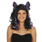 Adult Purple Butterfly Costume Wig, Size: Standard, Multicolor