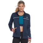 Women's Fila Sport&reg; Long Sleeve Track Jacket, Size: Medium, Blue (navy)