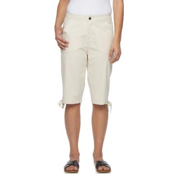 Caribbean Joe, Women's Skimmer Capris, Size: 6, Dark Beige