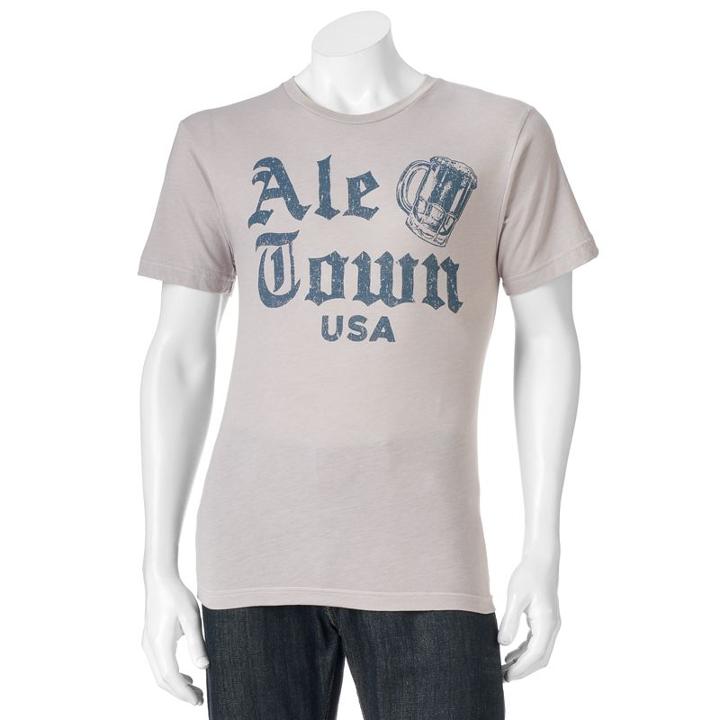 Men's Sonoma Goods For Life&trade; Ale Town Usa Tee, Size: Xxl, Silver