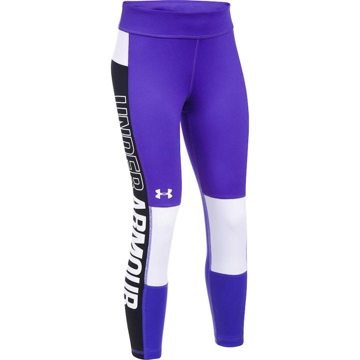 Girls 7-16 Under Armour Colorblock Capri Leggings, Size: Large, Lt Purple