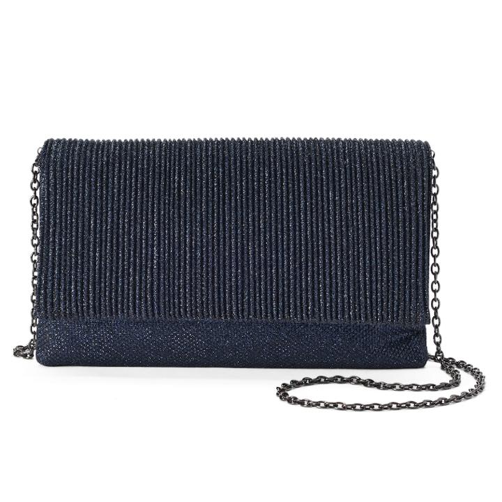 Gunne Sax By Jessica Mcclintock Priscilla Pleated Crossbody Clutch, Women's, Dark Blue