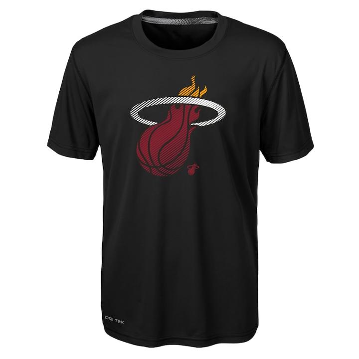 Boys 8-20 Miami Heat Motion Offense Tee, Size: L 14-16, Black