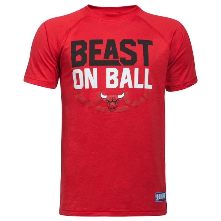 Boys 8-20 Under Armour Chicago Bulls Beast On Ball Tee, Size: Small, Red