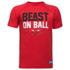 Boys 8-20 Under Armour Chicago Bulls Beast On Ball Tee, Size: Small, Red
