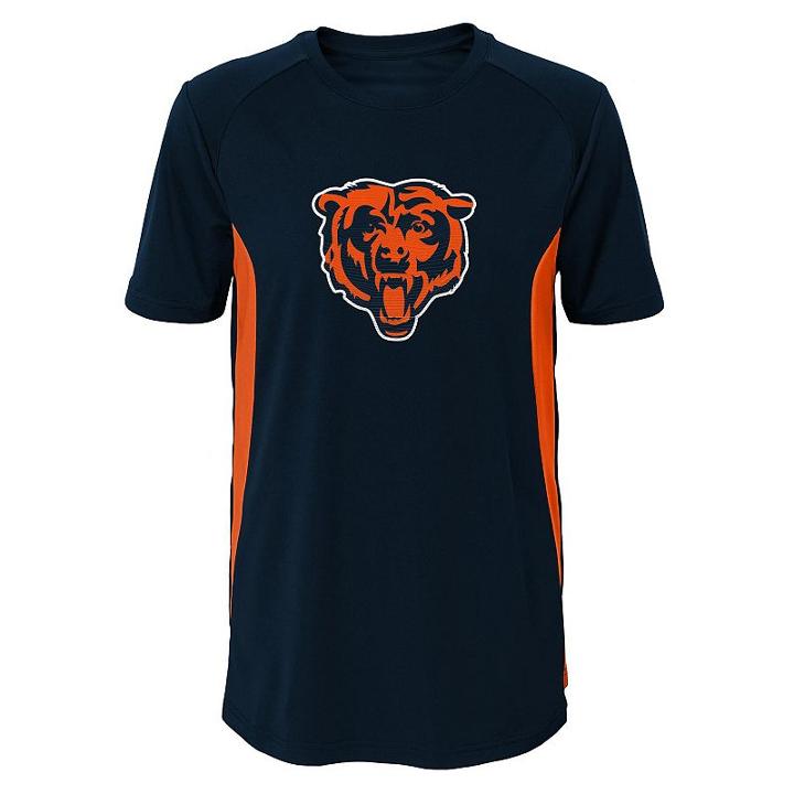 Boys 8-20 Chicago Bears Logo Tee, Boy's, Size: L(14/16), Blue (navy)