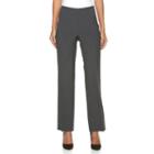 Women's Croft & Barrow&reg; Hollywood Straight-leg Dress Pants, Size: 8 Short, Grey Other