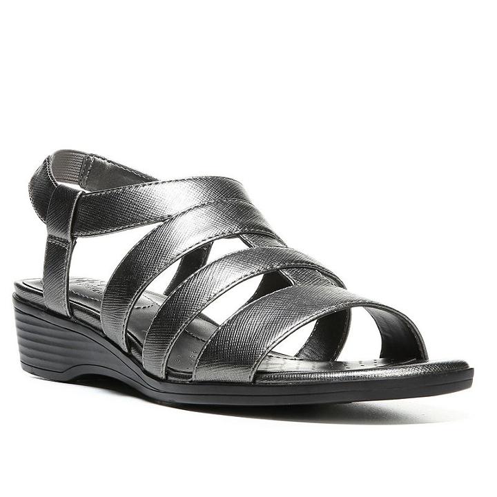 Lifestride Myleene Women's Wedge Sandals, Size: Medium (9), Brown Over