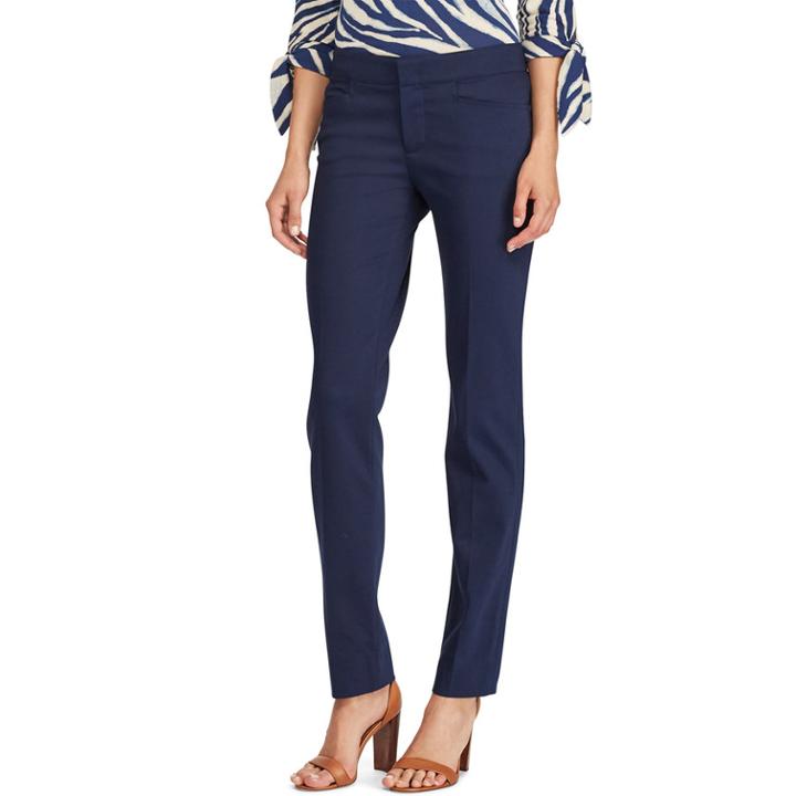 Petite Chaps Stretch Skinny Pant, Women's, Size: 14 Petite, Blue