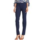 Petite Chaps Stretch Skinny Pant, Women's, Size: 14 Petite, Blue