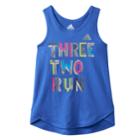 Toddler Girl Adidas Graphic Tank Top, Size: 3t, Med Blue
