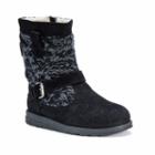 Muk Luks Gina Women's Water-resistant Boots, Girl's, Size: 9, Grey (charcoal)