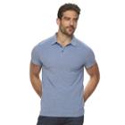 Men's Marc Anthony Slim-fit Essential Pique Polo, Size: Xxl, Blue
