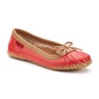 Chooka Women's Duck Skimmer Water-resistant Rain Shoes, Size: 7, Med Red
