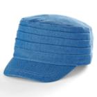 Women's Apt. 9&reg; Pleated Denim Cadet Hat, Med Blue