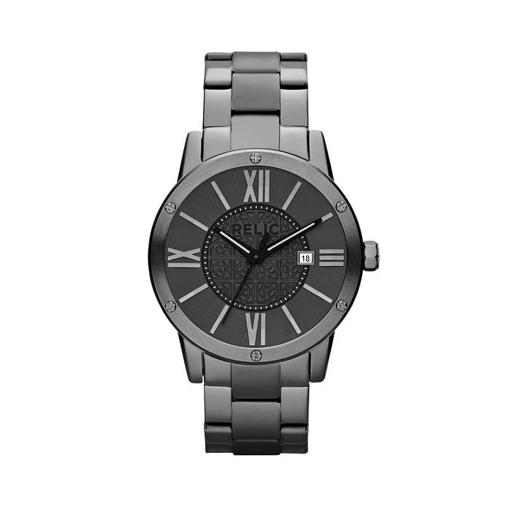 Relic Men's Payton Stainless Steel Watch, Size: Large, Grey