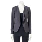 Women's Apt. 9&reg; Structured Blazer, Size: 8, Dark Grey